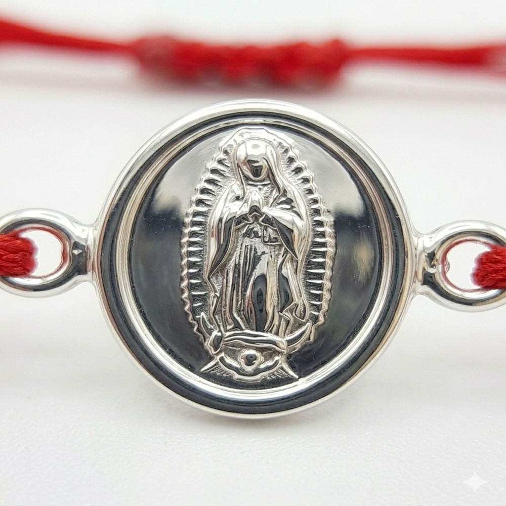 Amuleto de Bendición y Protección - Virgen de Guadalupe Tejida