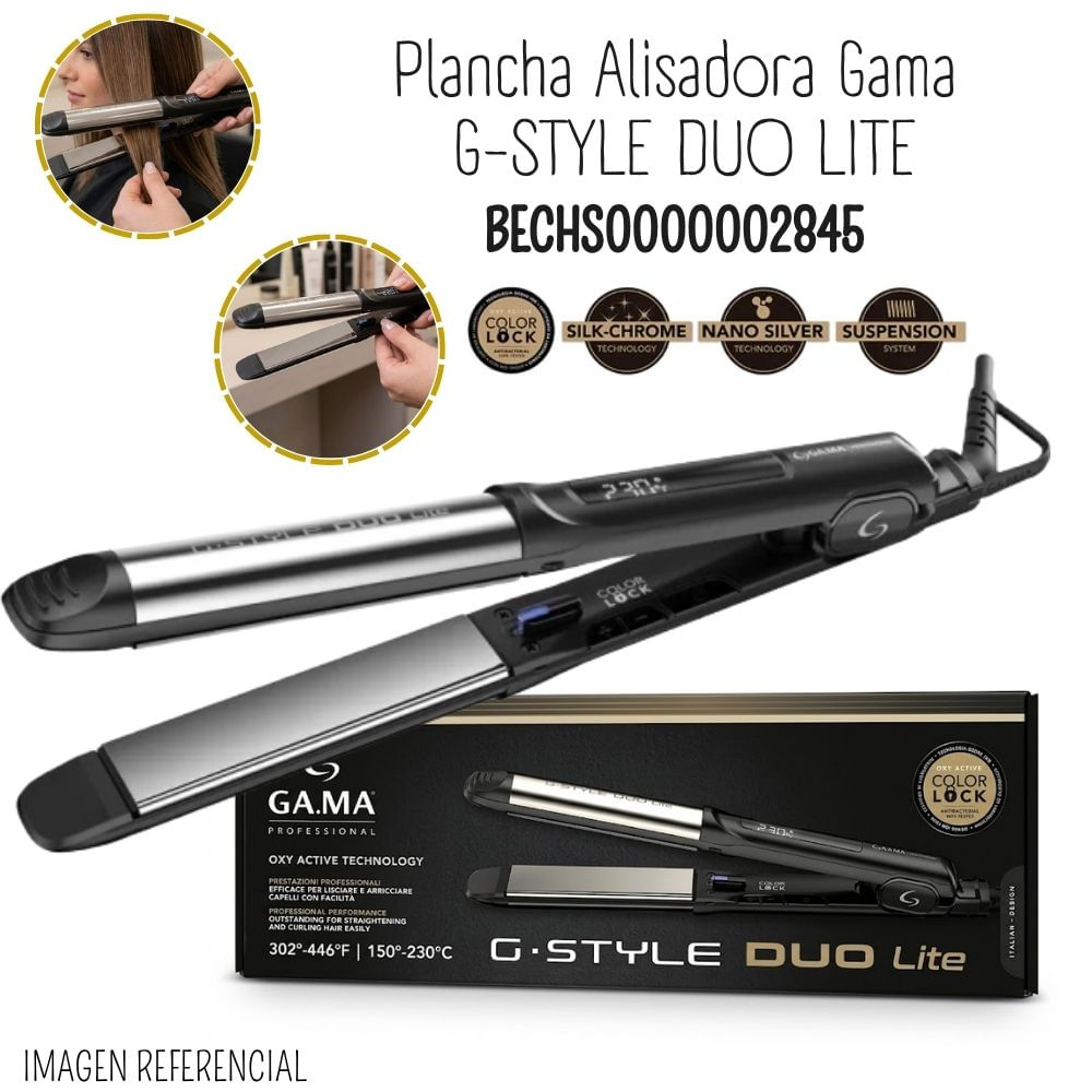Plancha Alisadora Gama G-STYLE DUO LITE   BECHS0000002845