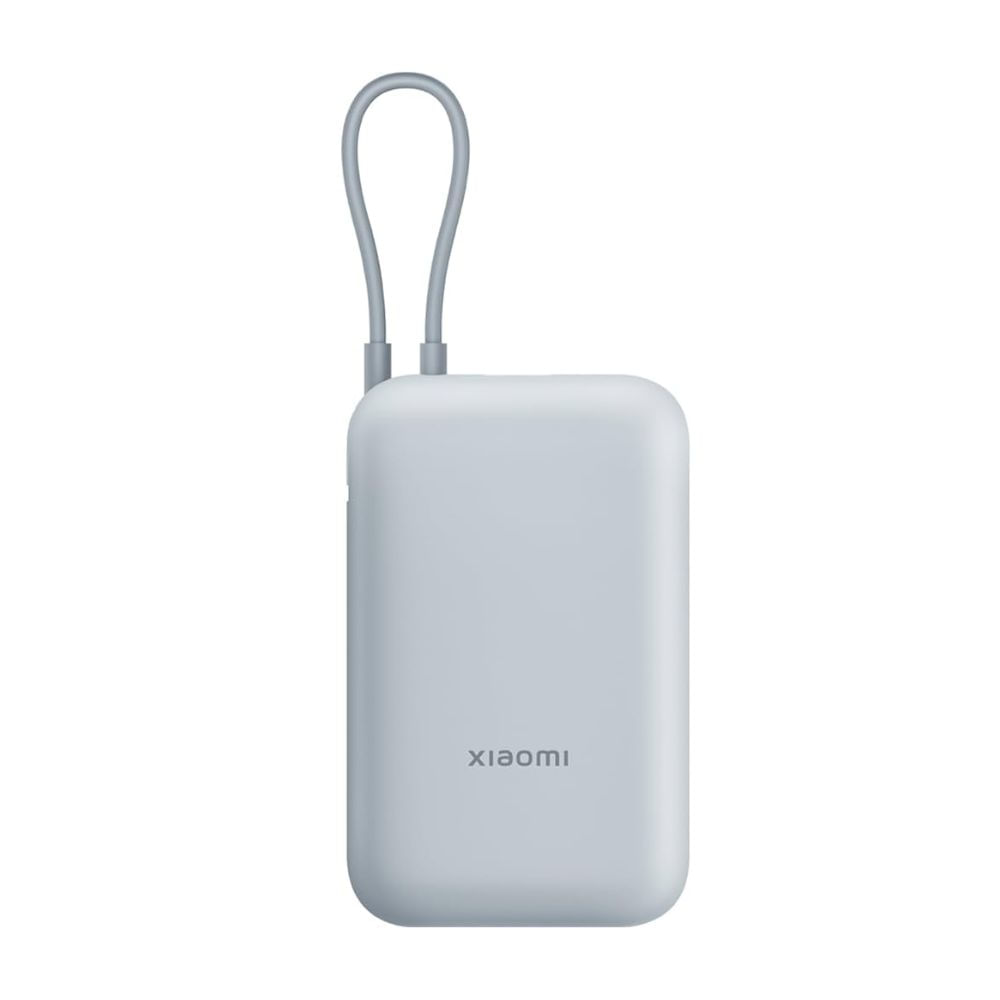 Power Bank XIAOMI 10000mAh 22.5W P15ZM Gris Azul con Cable Integrado