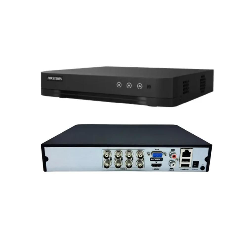 DVR Hikvision HK-IDS7208HQHI-M1-XT 8 Canales 1080P AcuSense 1HDD con Analítica