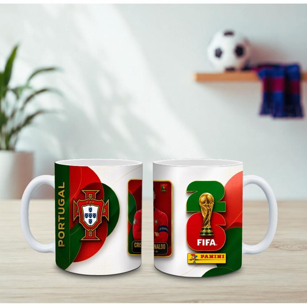 TAZA DE CR7, MUNDIAL DIA DEL PADRE, BLANCO