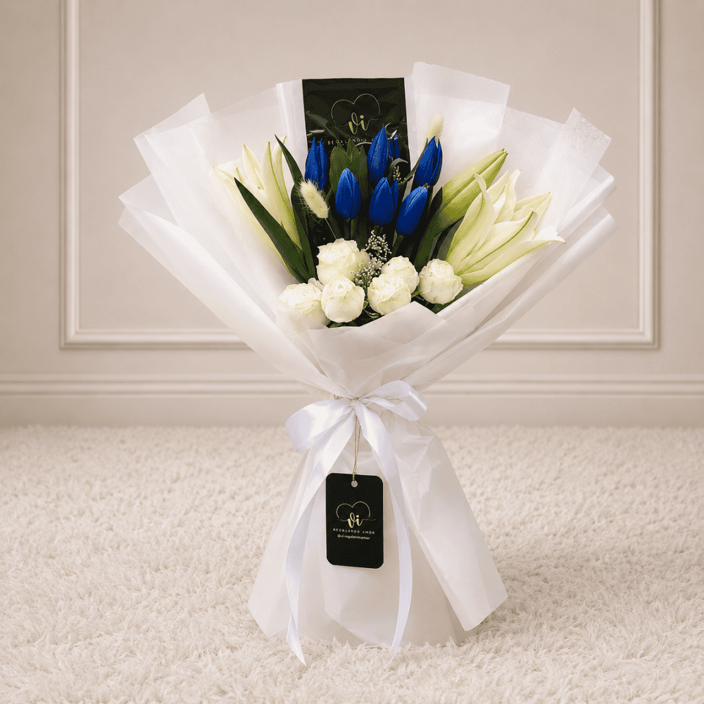 Mini ramo Imperial - Tulipanes