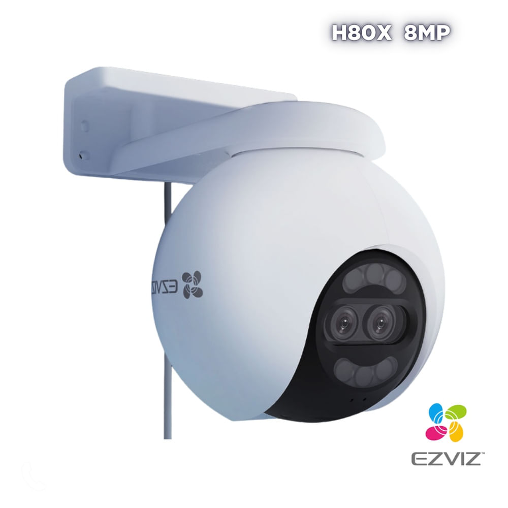 Cámara de Seguridad Ezviz H80x EZH80X82WKFL