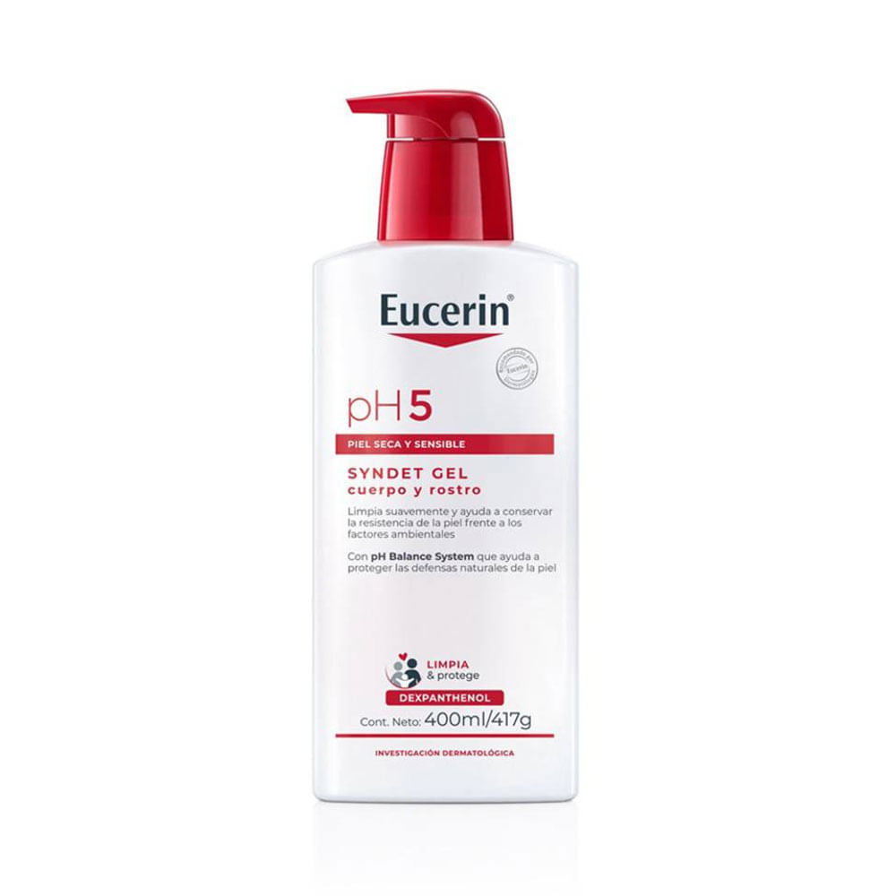 Gel de baño Eucerin pH5 Syndet Gel piel seca y sensible 400 ml