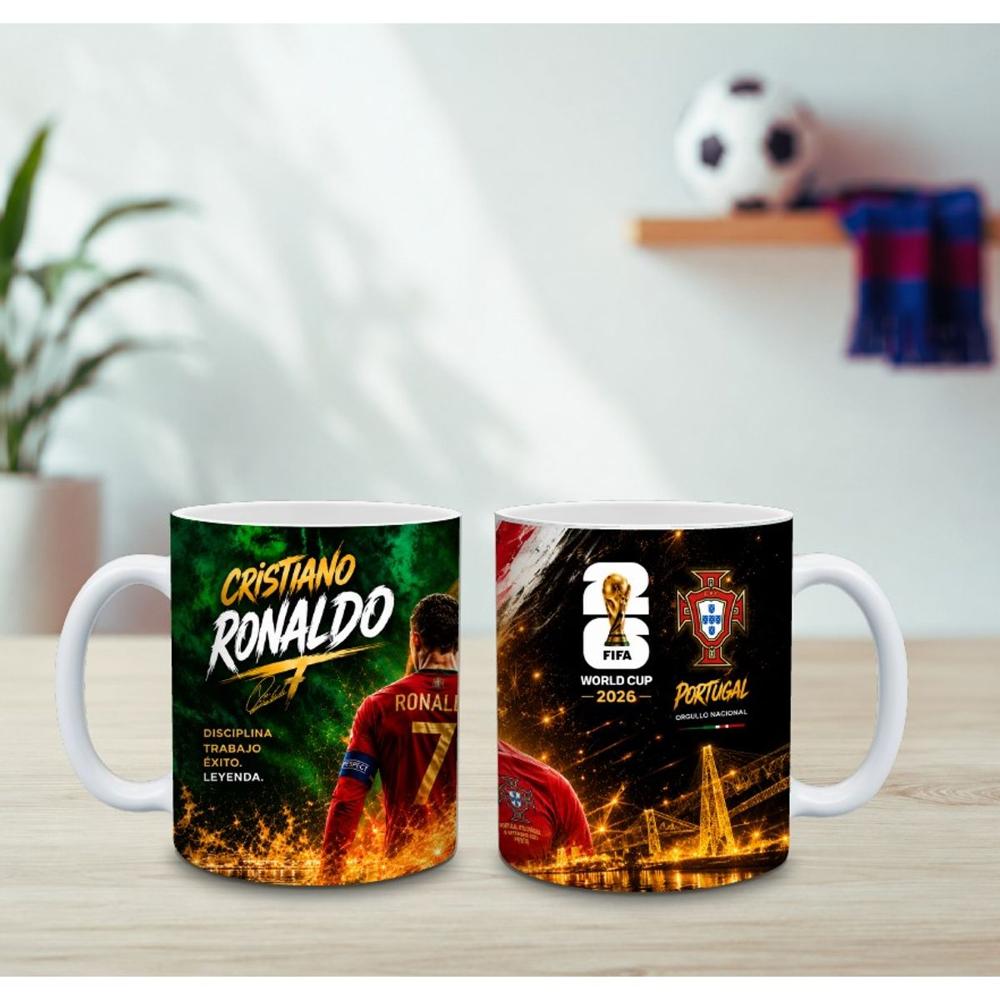 TAZA DE CR7, MUNDIAL DIA DEL PADRE, PORTUGAL