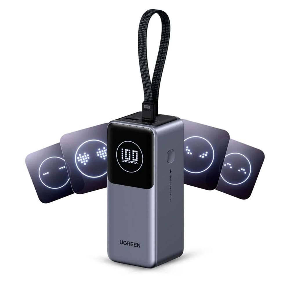 Power Bank UGREEN PB723 - 130W total cable USB-C integrado 20 000 mAh