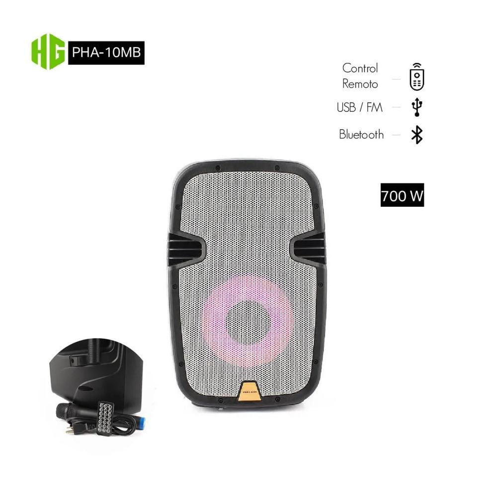 PARLANTE ACTIVO HALION PHA-10MB 1UHF MIC BATERIA