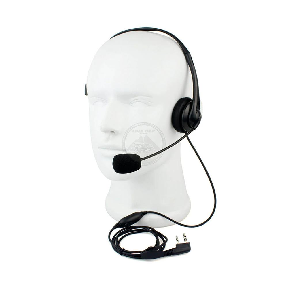 Auricular Tipo Vincha para Radio Baofeng Kenwood Micrófono