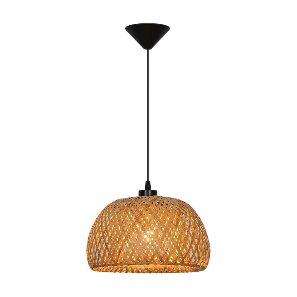 Lámpara Colgante Orange Mini Maya 1 Luz E27 Bambú