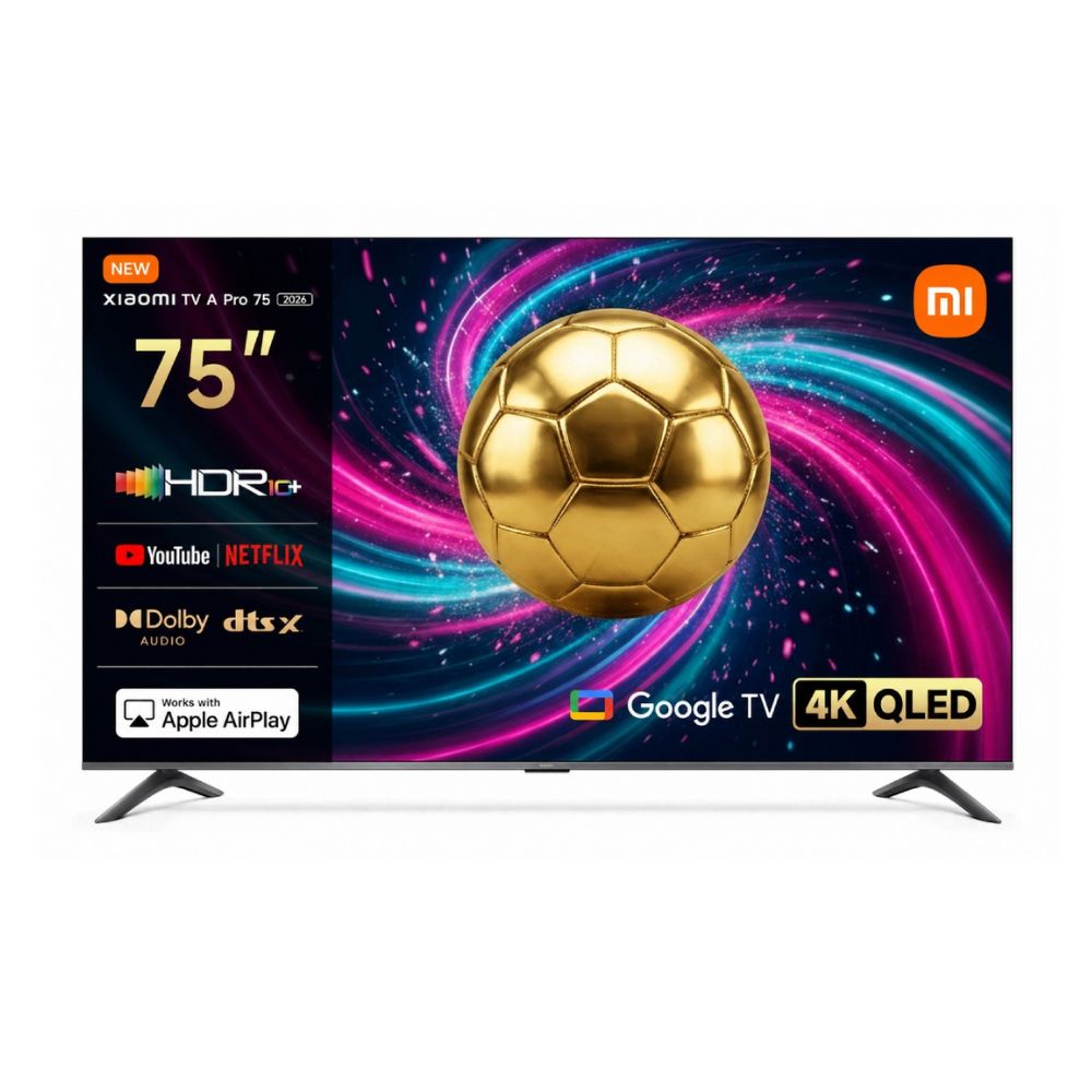 Televisor Xiaomi Smart TV A Pro 75 QLED 4K Ultra HD 2026 - Google TV