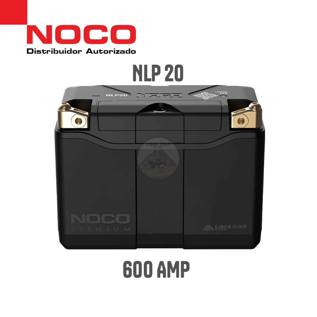 NOCO NLP20 Bateria litio Moto 600 Amp 12v