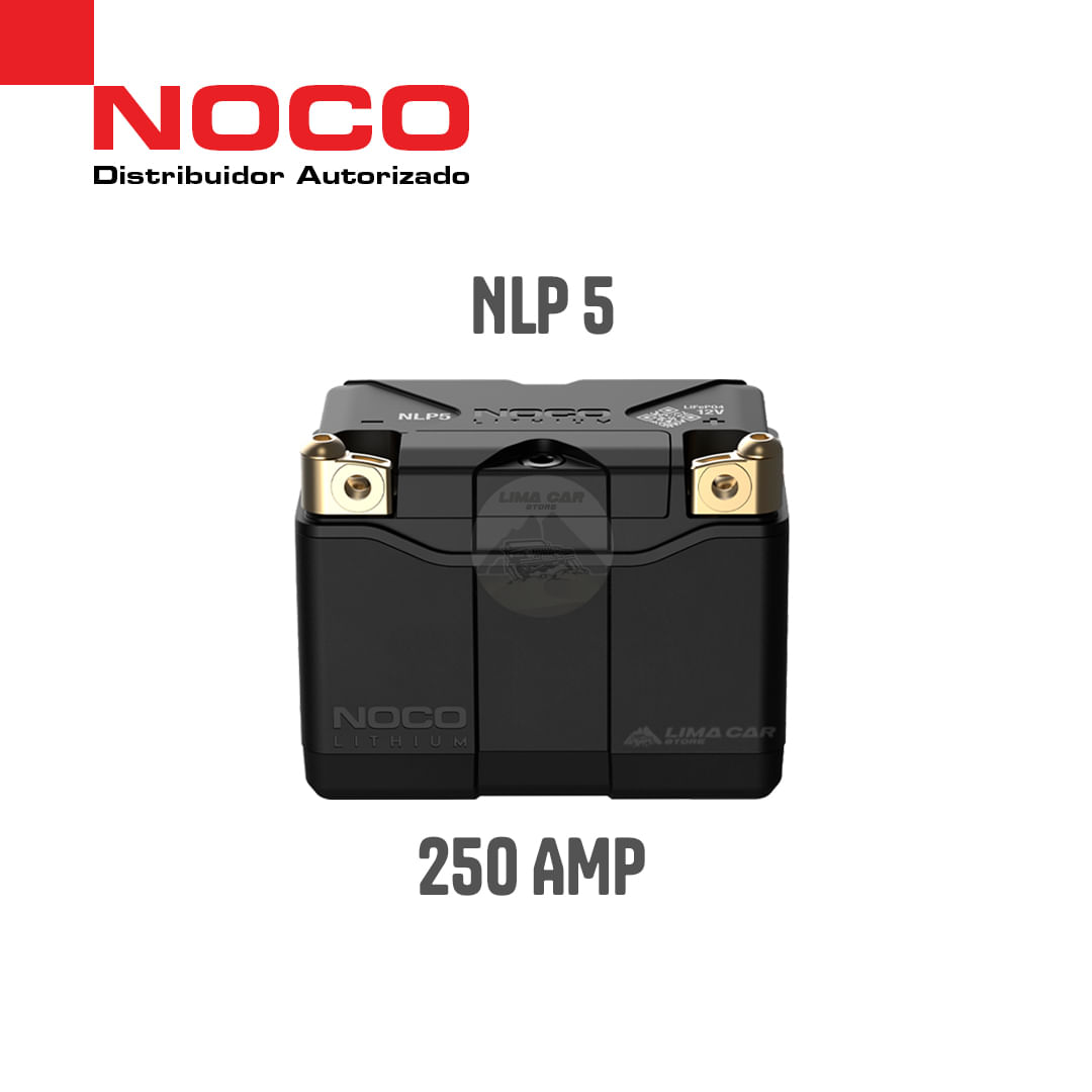 NOCO NLP5 Bateria litio Moto 250 Amp 12v