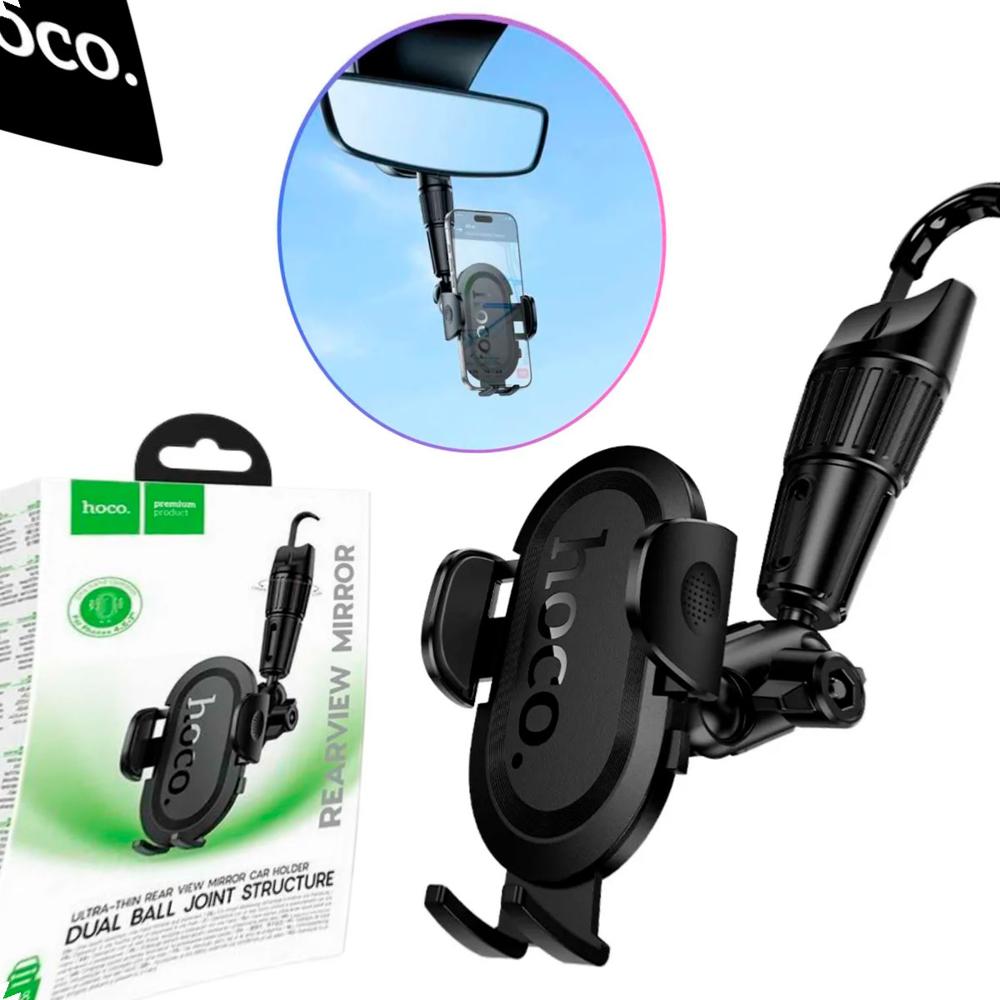 Soporte Celular Auto Hoco H88 Para Espejo Retrovisor 360