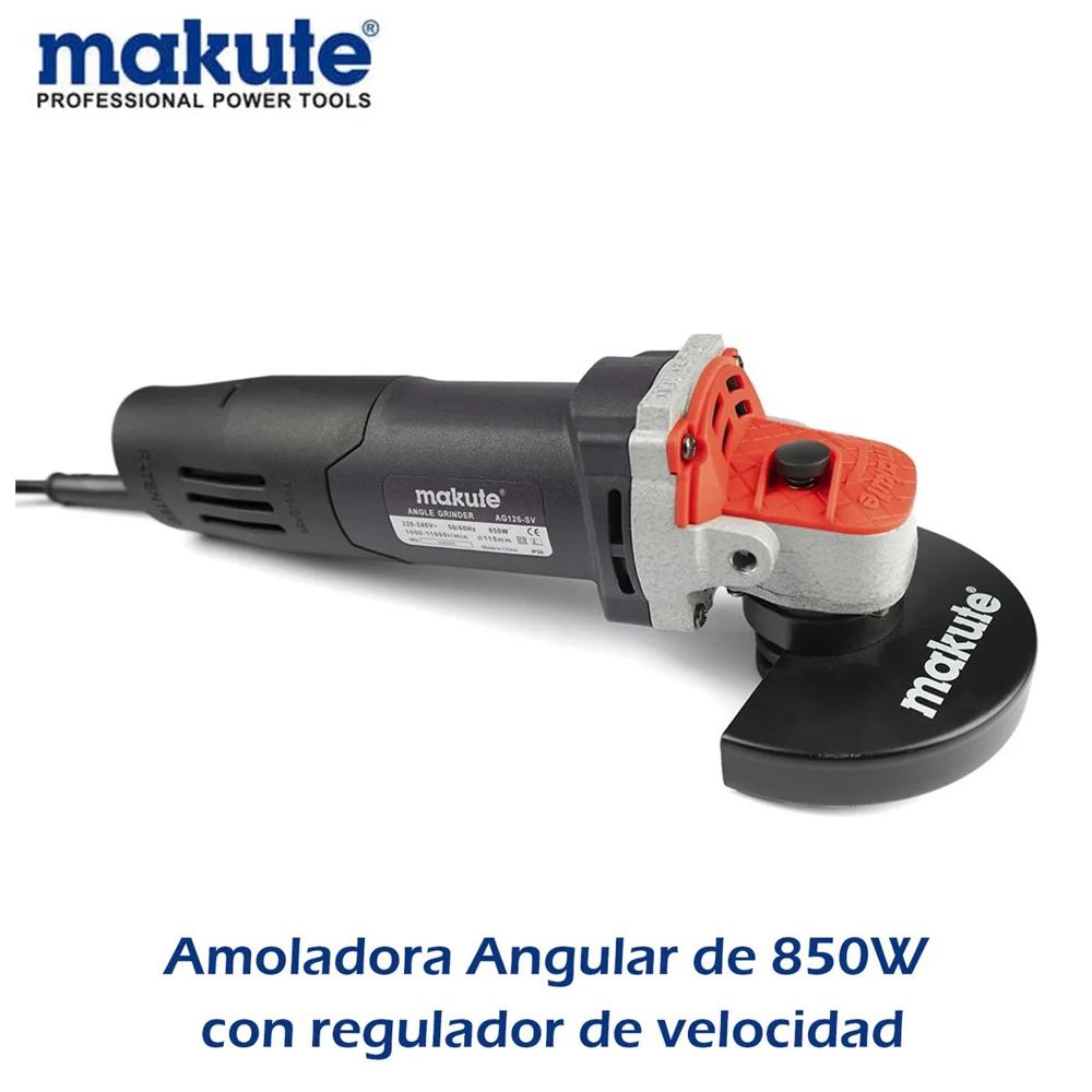 AMOLADORA DE 850W CON REGULADOR DE VELOCIDAD - MAKUTE