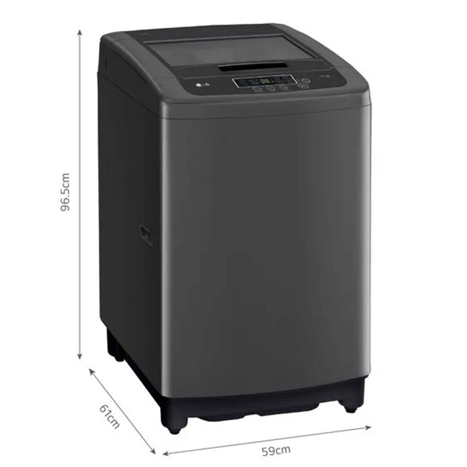 Lavadora LG 13 KG Carga superior TurboDrum WT13BVTB Negro