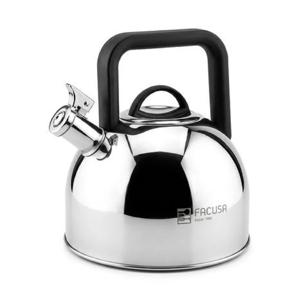 Tetera 3 Litros Facusa Verona Acero Inoxidable Con Silbador