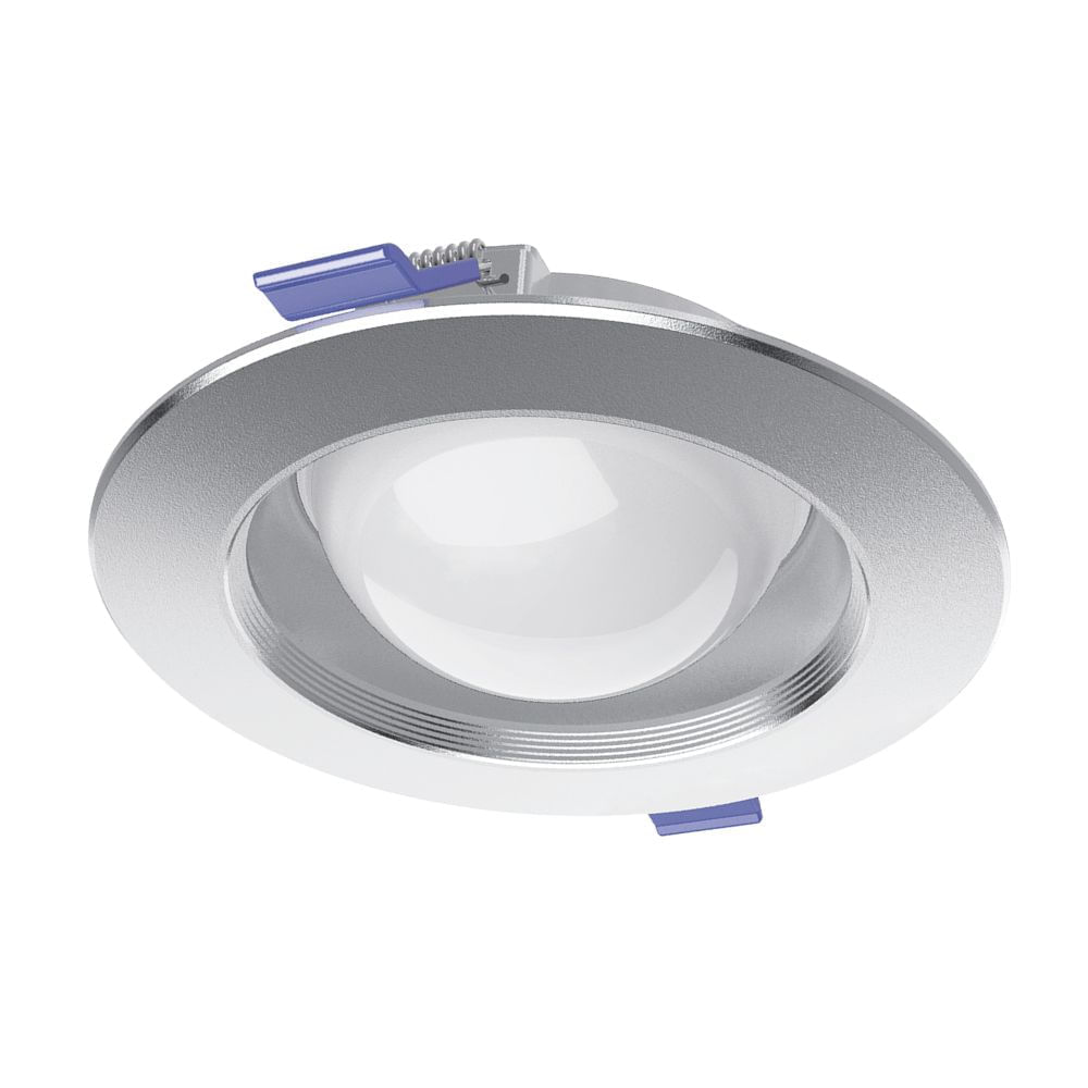 Spot led Saturno Plateado para caja Octogonal 6w luz fría Wellmax-Samsung