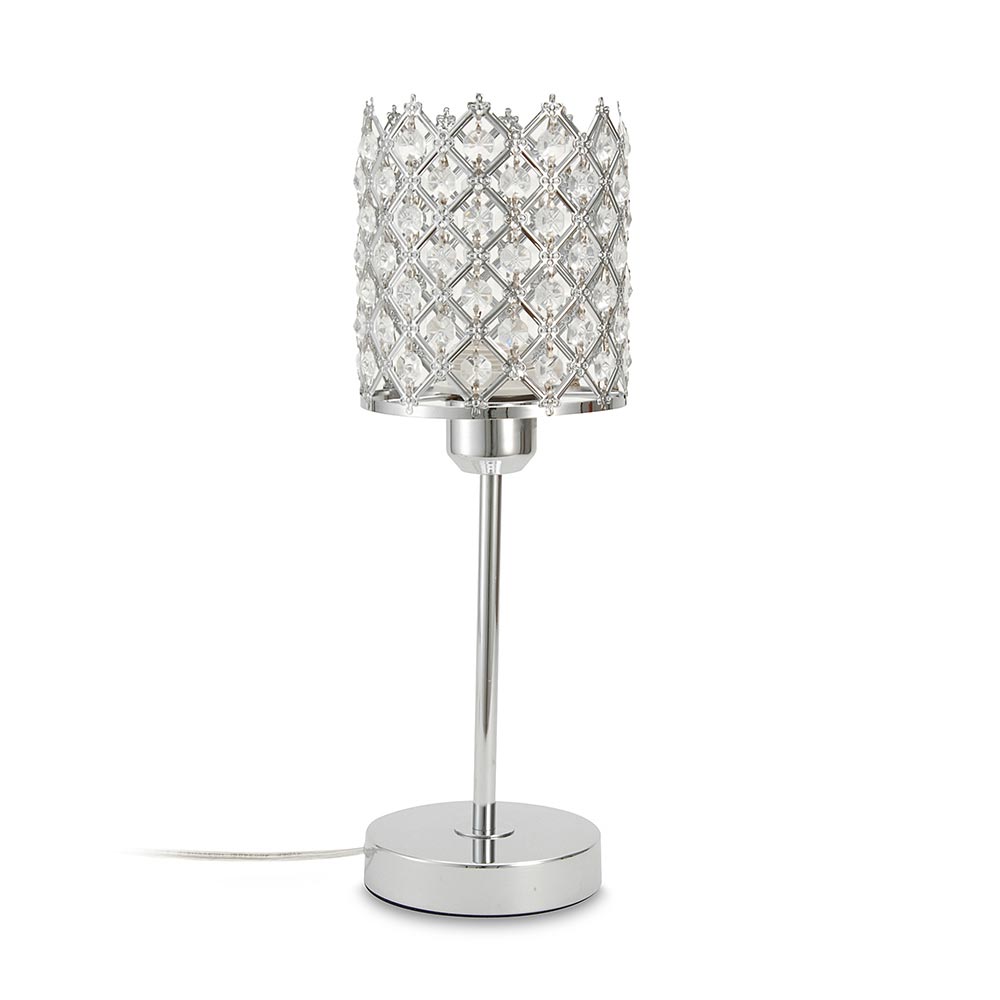 Lámpara de Mesa Clásica Orange Modelo Party Plata 28 cm