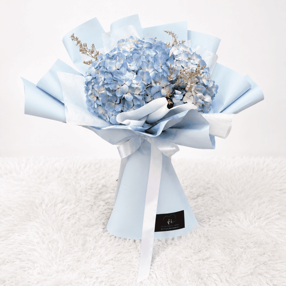 Ramo Atenea Celeste - Hortensia