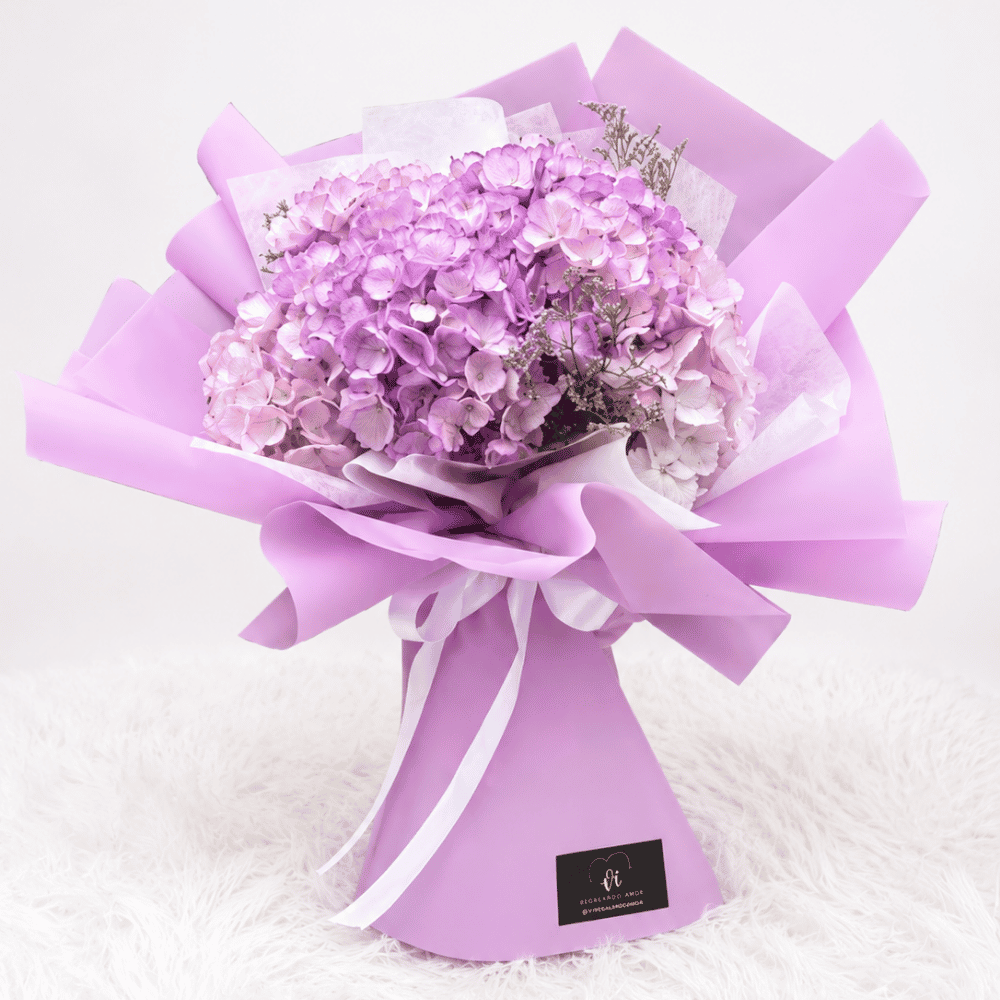 Ramo Atenea Lila - Hortensia