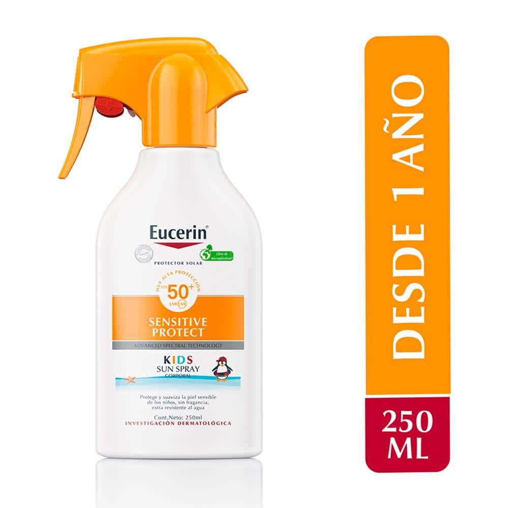 Protector Solar Infaltil Eucerin Sun Kids Trigger Spray Sensitive Protect FPS 50+