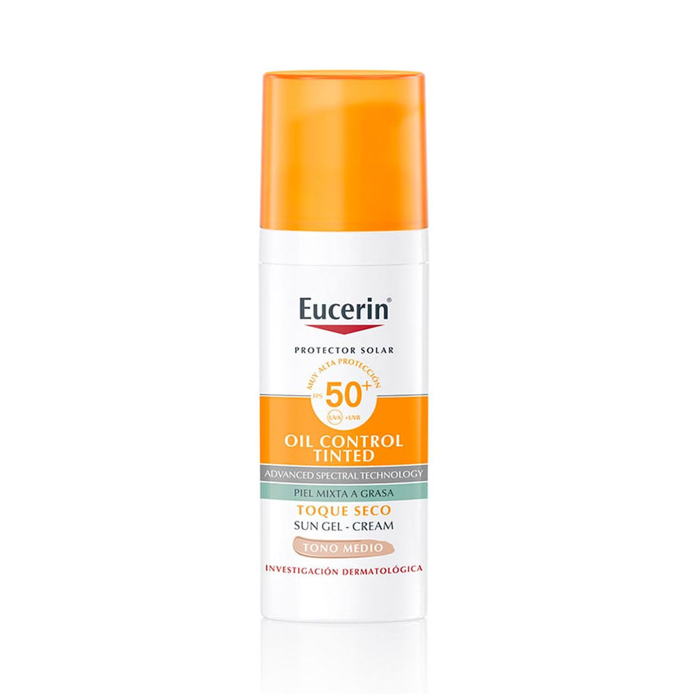 Protector solar Eucerin Sun Oil Control Tono Medio FPS 50+