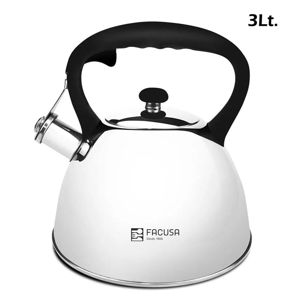 Tetera de acero inoxidable 3Lt Eco Plus - Facusa
