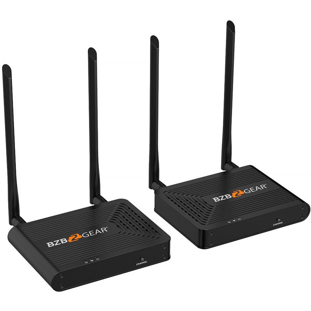 BZBGEAR Kit Extensor Inalámbrico HDMI 4K UHD con IR - Transmisión hasta 164'
