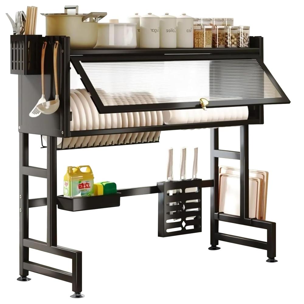 Organizador Mueble Escurridor De Platos 85cm Con Gabinete