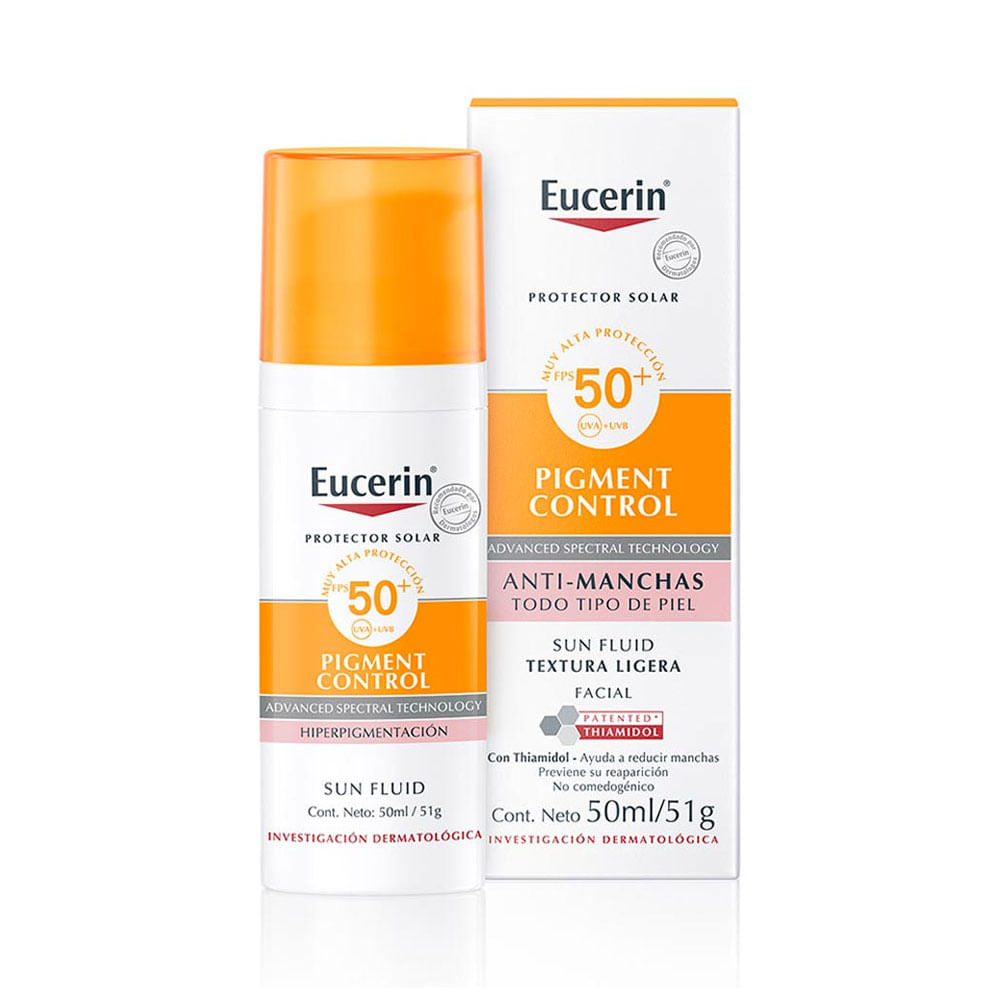 Protector solar facial Eucerin Pigment Control FPS 50+