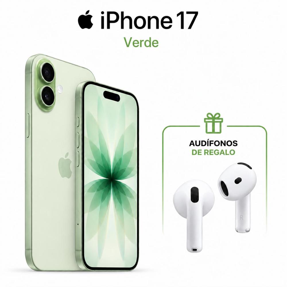 IPHONE 17 256GB CHIP FISICO CON REGALO VERDE