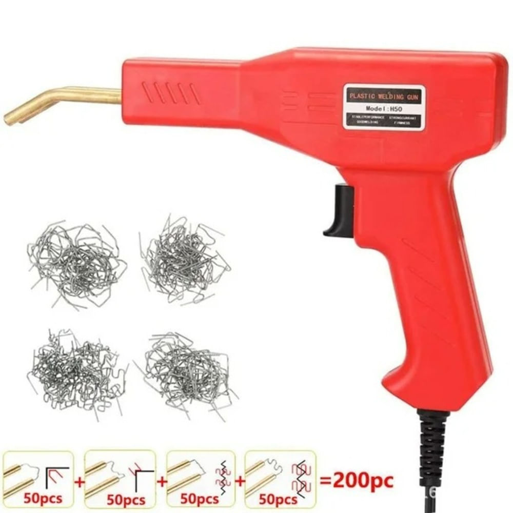 Pistola de Soldar Soldadura para todo Tipo de Plásticos Y Grapas Y Alicate