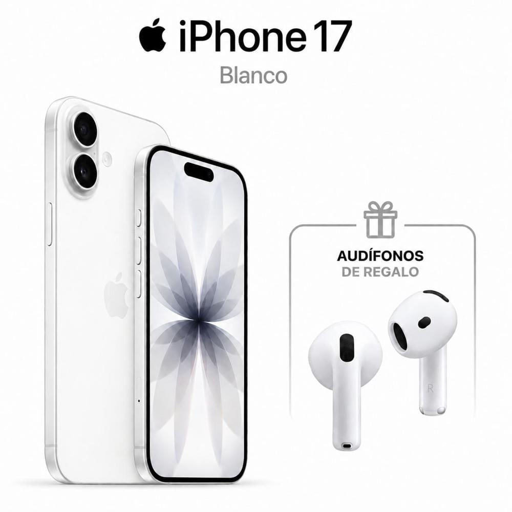 IPHONE 17 256GB CHIP FISICO CON REGALO BLANCO