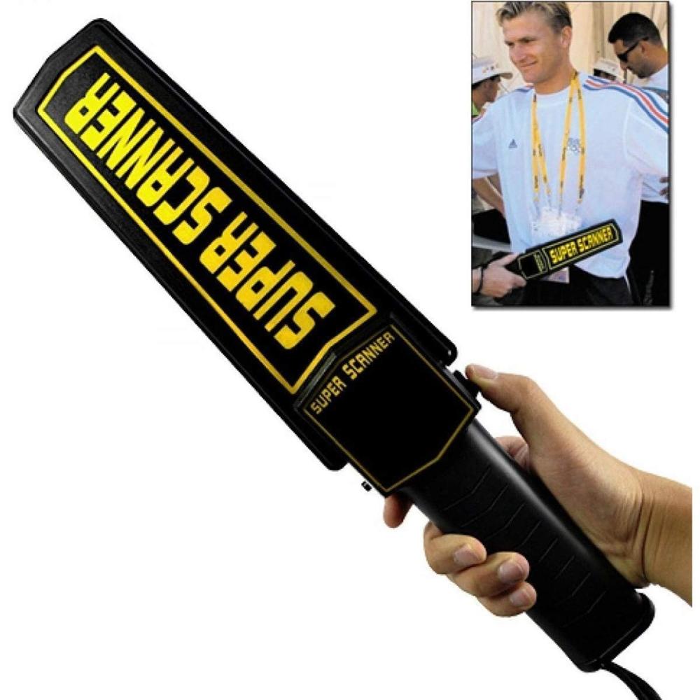 Detector de Metales Portátil Recargable Escáner Corporal para Control de Acceso