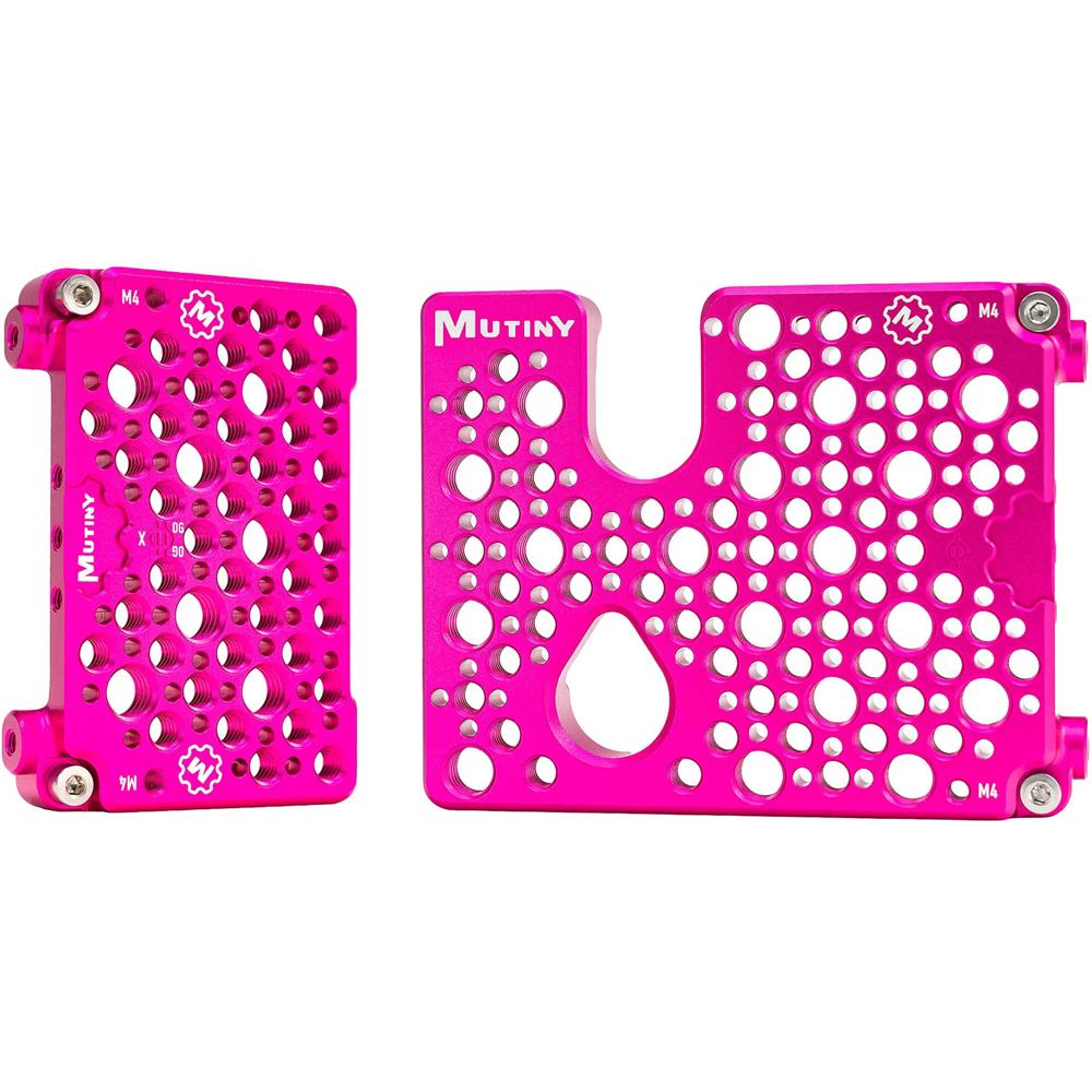 MUTINY Placas de Queso Full AC-Side y Lil Shawty para RED KOMODO-X - Color Hot Pink