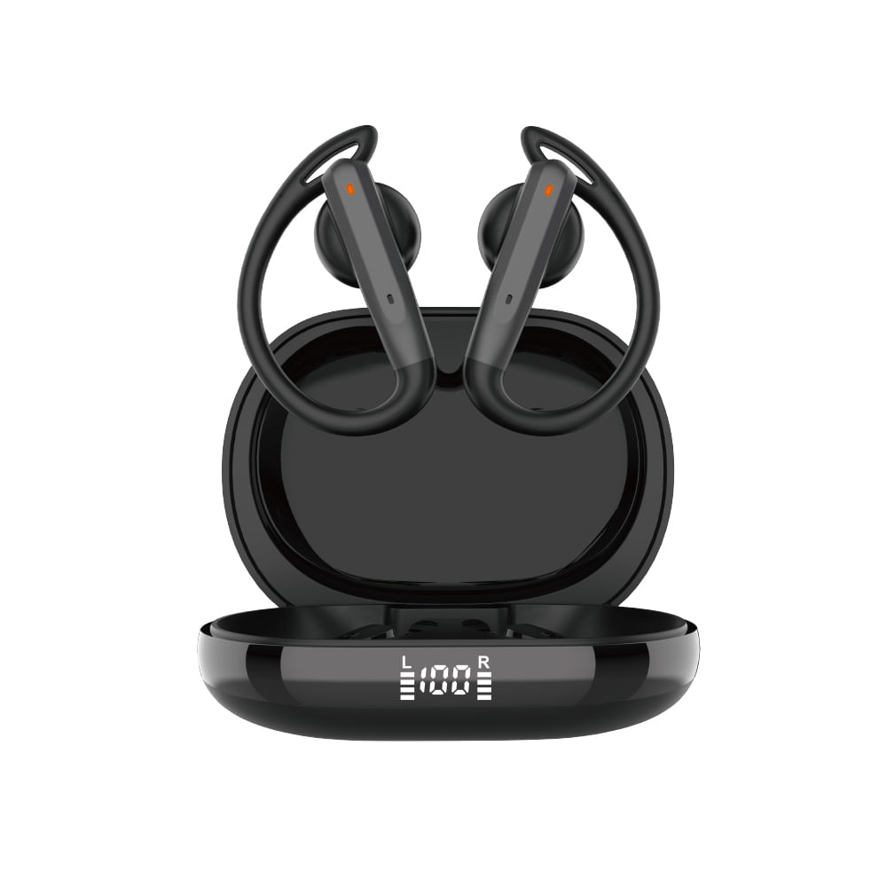 Miccell Audífonos Bluetooth OWS Gaming Open Ear con Sonido Estéreo HiFi y Micrófono
