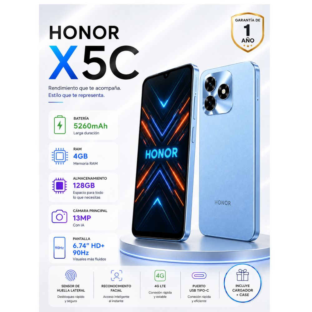 Celular Honor X5c 4gb 128gb AZUL