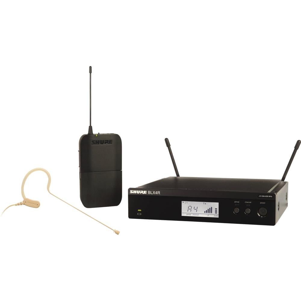 Shure BLX14R/MX53 Sistema Inalámbrico de Micrófono de Auricular Omni con Transmisor Body