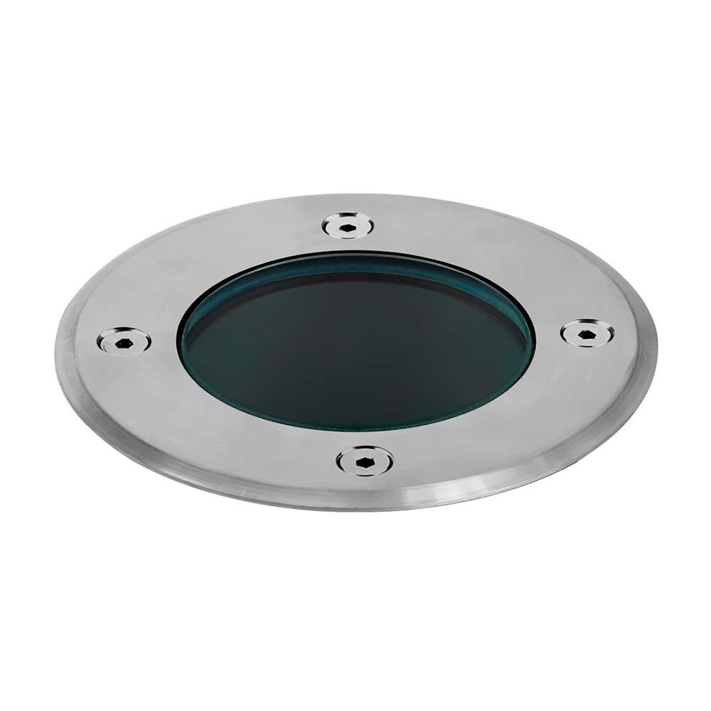 Spot de piso para empotrar Gu10 Max50w Ip67 Silver Lightech