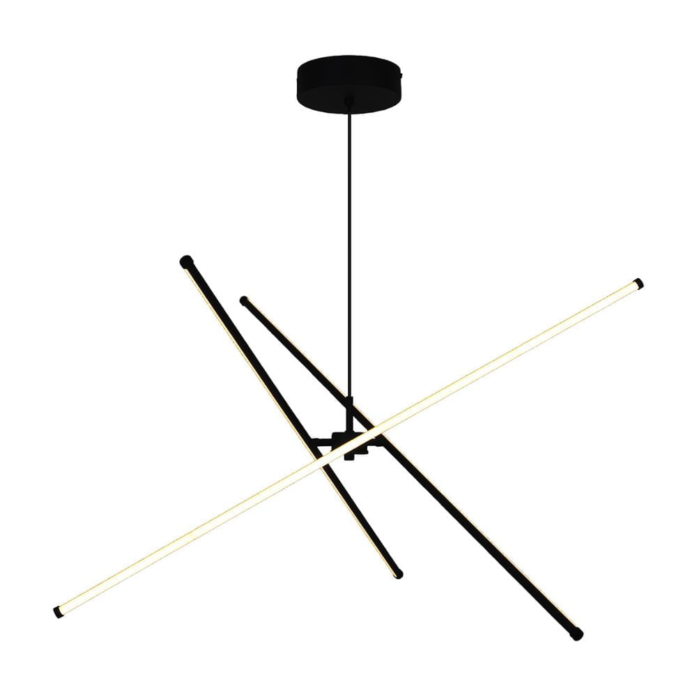Lámpara Colgante Led Orange Seúl 22W Luz Cálida Negro