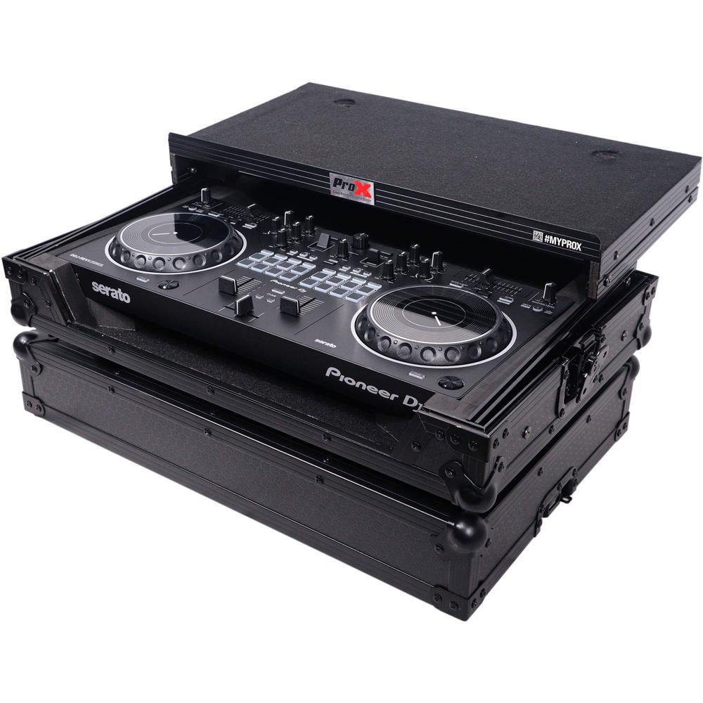 ProX Flight Case ATA-300 para Controlador DJ Pioneer DDJ-REV1 con Estante para Laptop, Ply