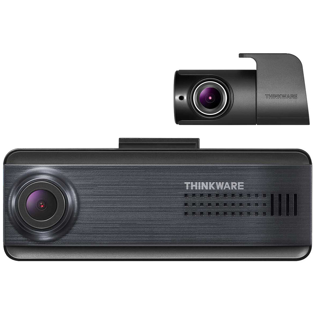 Thinkware Dash Cam Q200 Wi-Fi con Cámara Trasera y Tarjeta microSD de 32GB - Grabación F