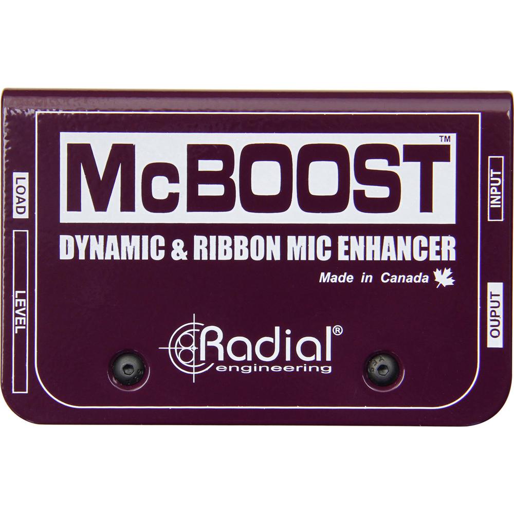 Radial Engineering McBoost Intensificador de Señal para Micrófono - Circuito JFET Clase