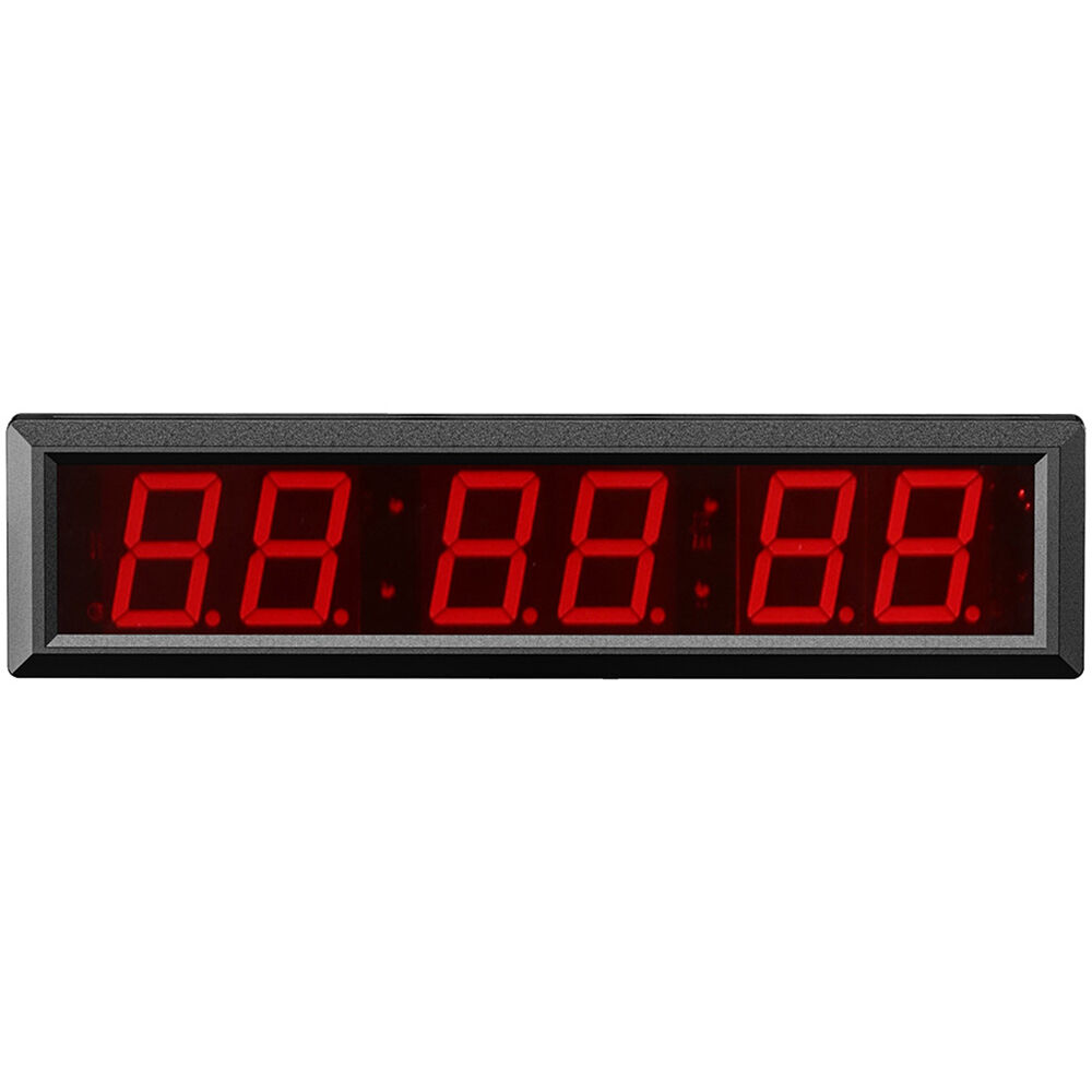 Desview Reloj Digital para Teleprompters DT20, DT22 y DT24 - Pantalla LED Roja de 6 Dígit