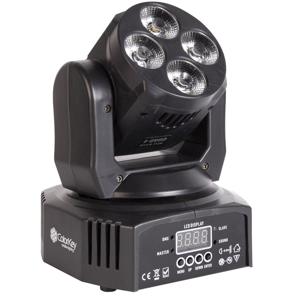ColorKey Mover Miniwash QUAD 4 RGBW MKII Cabezal Móvil 4 LEDs 12W