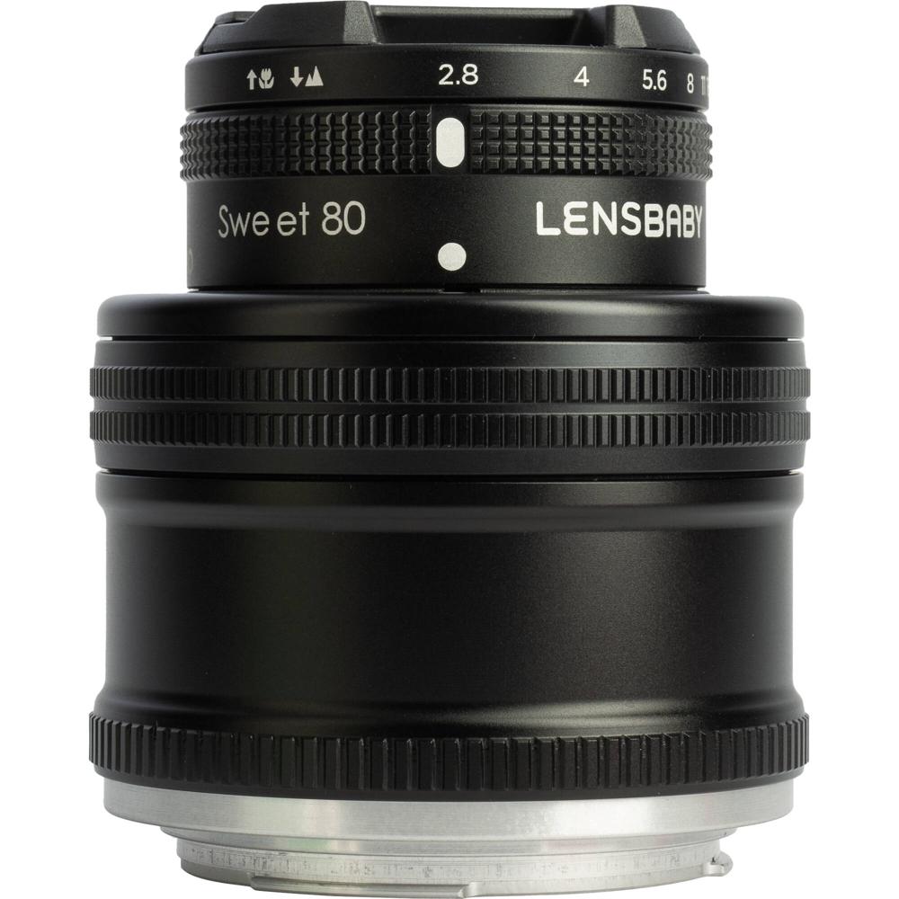 Lensbaby Cuerpo Fijo con Óptica Sweet 80 para Montura FUJIFILM X - Lente 80mm f/2.8, 12 P