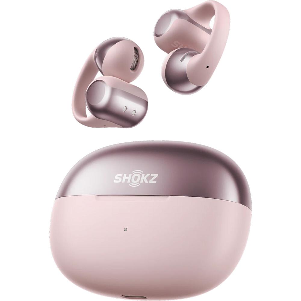 SHOKZ OpenDots ONE Auriculares In-Ear Inalámbricos Clip-On Rosa, Tecnología Dual-Driver