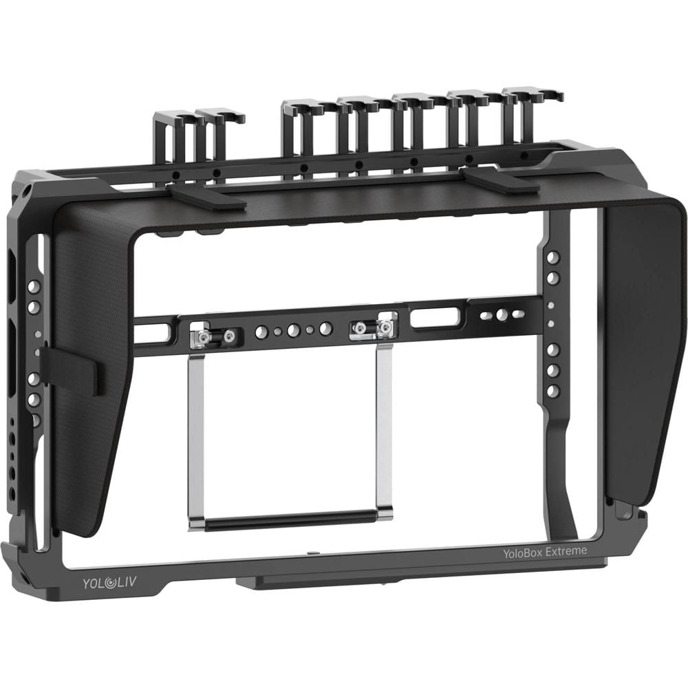 YoloLiv Cage para YoloBox Extreme - Aluminio CNC, Soporte Integrado, 7 Abrazaderas Ajustab