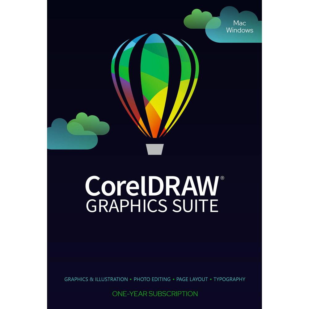 Corel Graphics Suite 2022 - Suscripción Anual para Windows y Mac - Incluye CorelDRAW, PHO