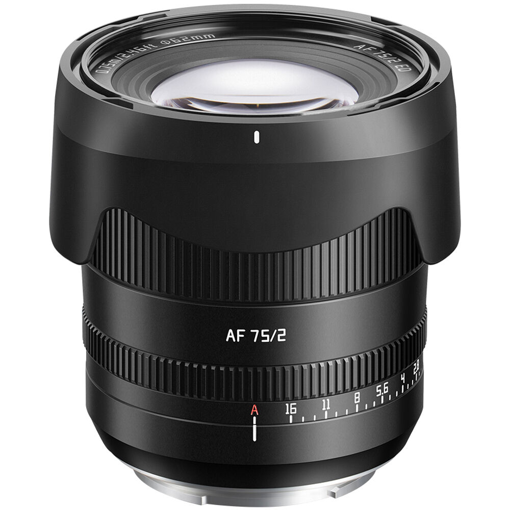 TTArtisan AF 75mm f/2 Objetivo para Nikon Z - Prime, Autofocus, Construcción Metálica